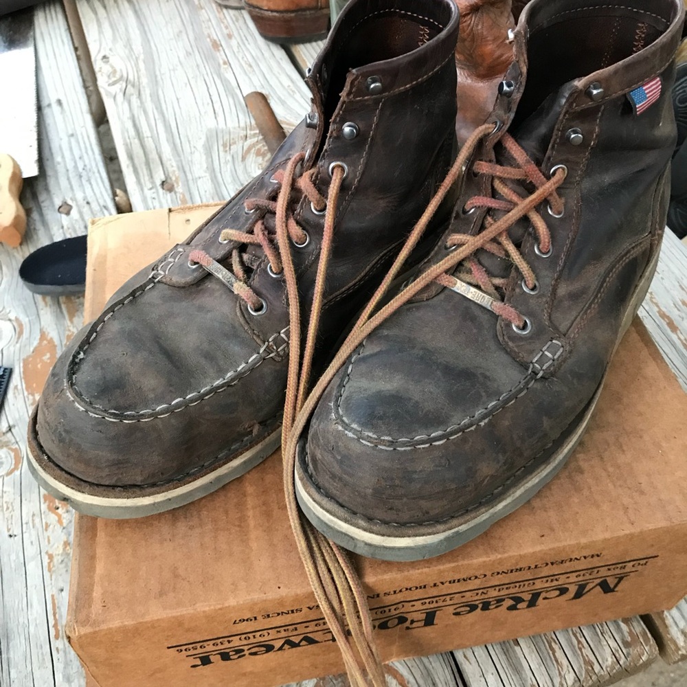 10.5EE Danner Bull Run Moc Boots